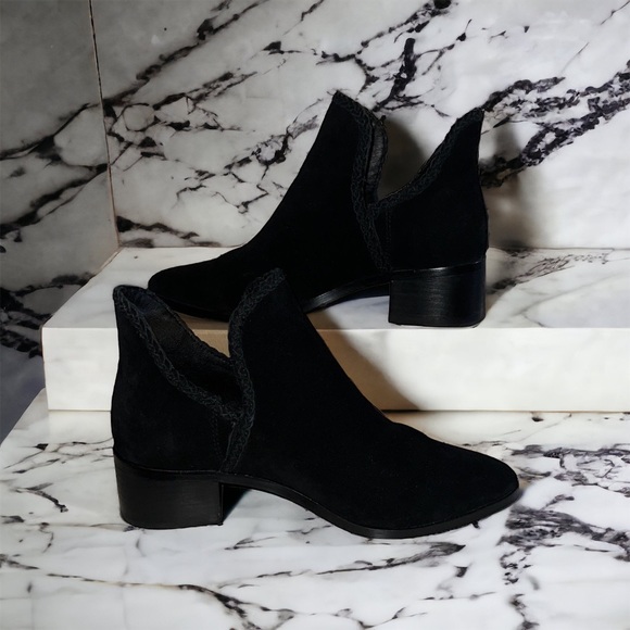 Lucky Brand Shoes - Lucky Brand Booties Terisha Black Suede  7 M